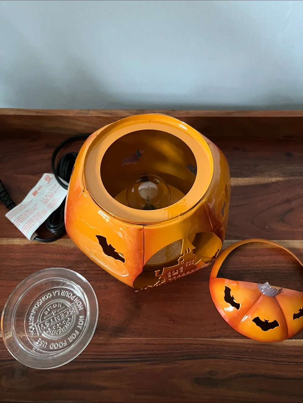 NIB • RETIRED PARANORMAL PUMPKIN SCENTSY WARMER
